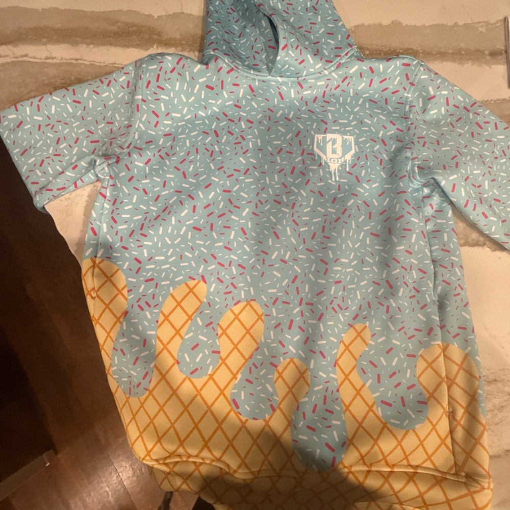 Baseball lifestyle 101 ice cream hoodie